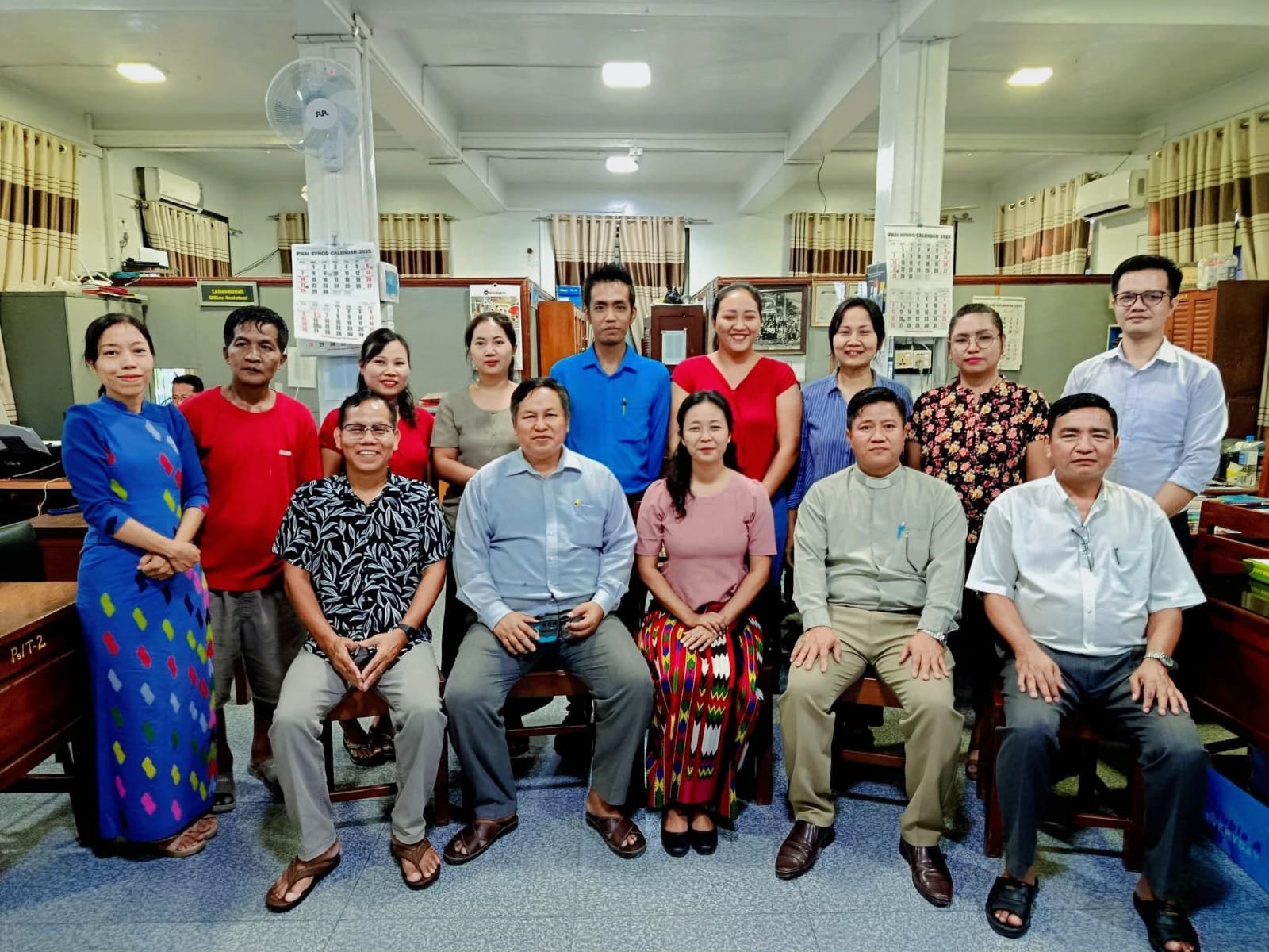 PCM Phai Synod Office staff group photo